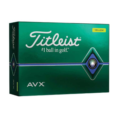 TITLEIST - Balles de Golf AVX Jaune