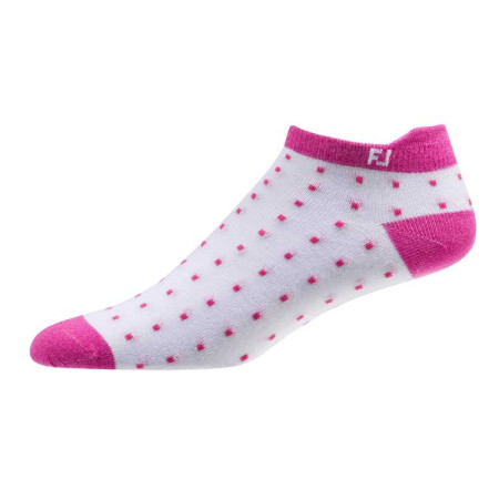 FOOTJOY - Chaussettes Femme ProDry LightWeight Roll Tab à pois