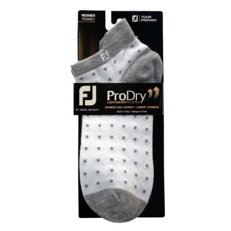 FOOTJOY - Chaussettes Femme ProDry LightWeight Roll Tab à pois