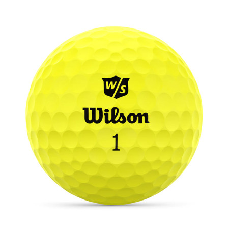 WILSON - Balles de Golf Duo Optix Jaune