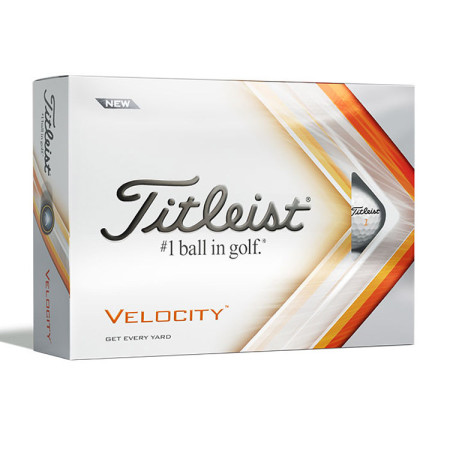TITLEIST - Balles de Golf Velocity Blanc