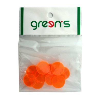 GREEN'S - Puce Marque Balle Plastique x10
