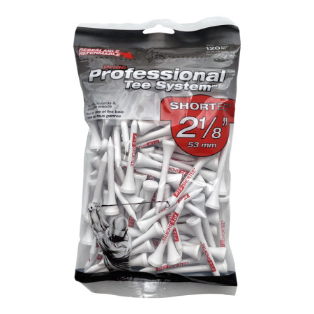 Sachet de 120 Tees Professional Tee System Rouge 53mm