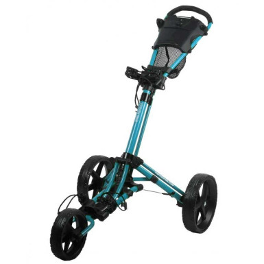 FASTFOLD - Chariot de golf manuel 3 roues Tryke 2.0 Bleu Noir