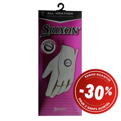 SRIXON - Gant Femme GAUCHÈRE Tout Temps Ball Marker