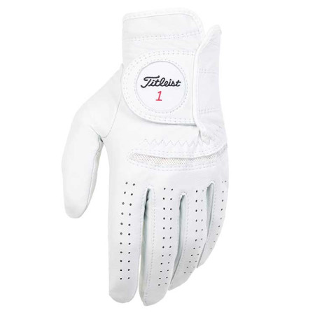 TITLEIST - Gant Cuir Permasoft Blanc GAUCHER