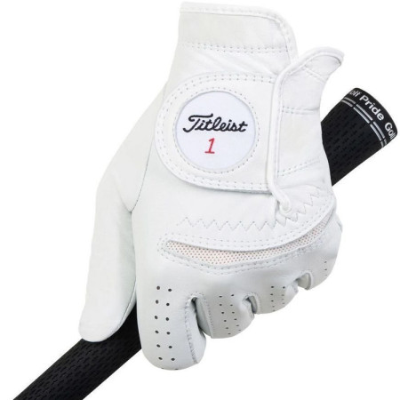 TITLEIST - Gant Cuir Permasoft Blanc GAUCHER