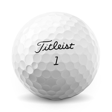 TITLEIST - Balles de Golf AVX Blanc Logotées