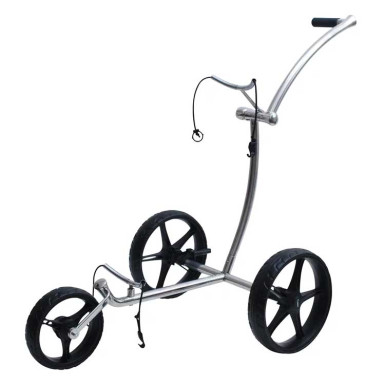 TROLEM - Chariot de golf manuel 3 roues Noires Equinox
