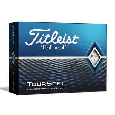 TITLEIST - Balles de Golf Tour Soft Blanc Logotées