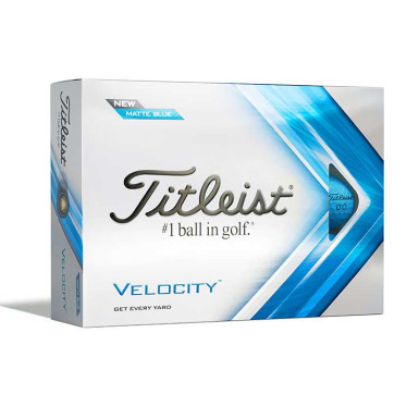 TITLEIST - Balles de Golf Velocity Bleu