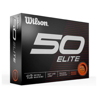 WILSON - Balles de Golf Fifty Elite Orange