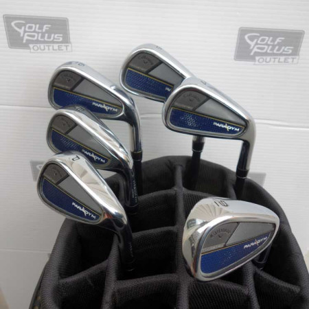 CALLAWAY - Série de 6 fers Paradym Graphite HZRDUS Silver Regular