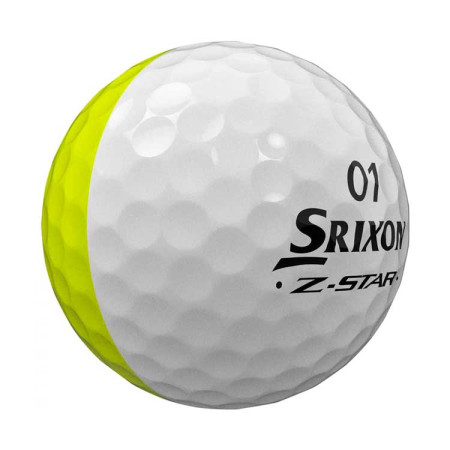SRIXON - Balles de Golf Z-Star Divide Blanc/Jaune