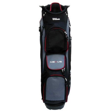 WILSON - Sac chariot NEXUS Lite Noir/Gris/Rouge