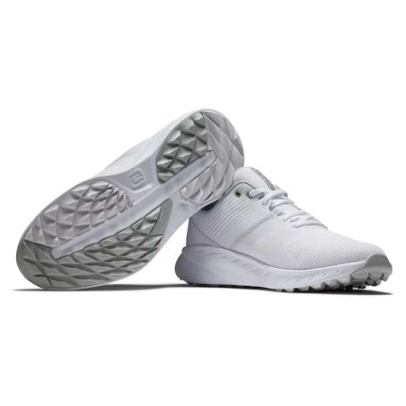 FOOTJOY - Chaussures de Golf Flex M 56286 Blanc/Gris