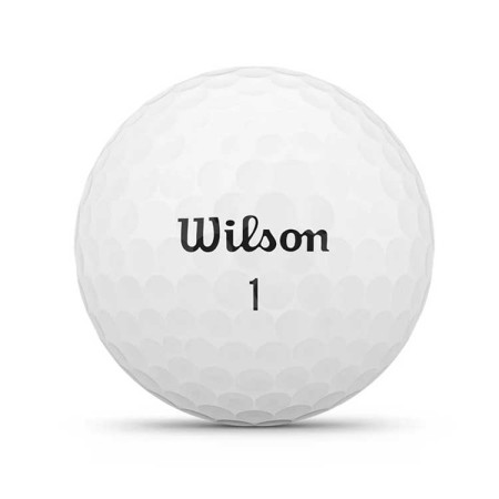 WILSON - 24 Balles de Golf DX2 Blanche