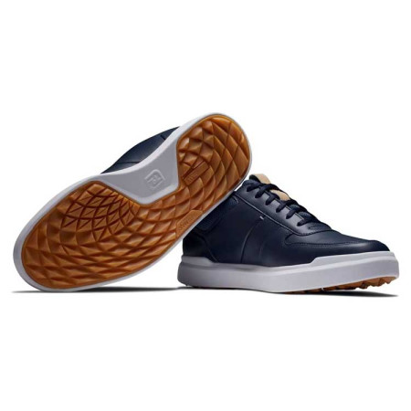 FOOTJOY - Chaussures de Golf Contour Casual M54372 Marine/Blanc