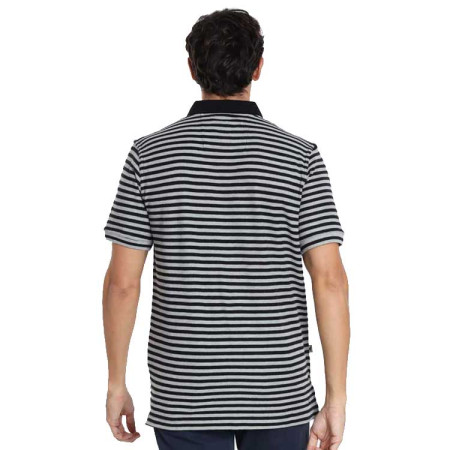 GENTLEMAN FARMER - Polo Homme OSAKA Marine/Gris Chiné