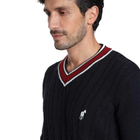 GENTLEMAN FARMER - Pull Homme PAULIN Marine