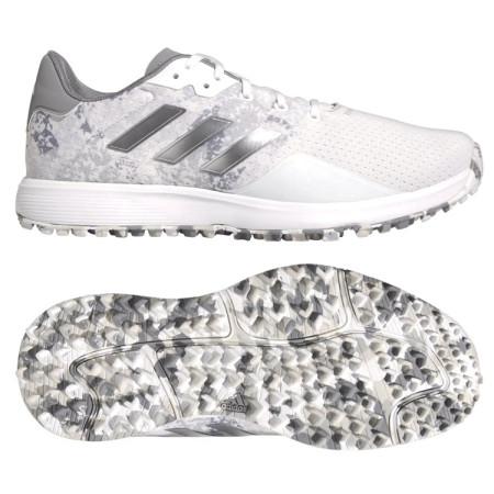 ADIDAS - Chaussures de Golf Homme SG2 SL Blanc / Gris