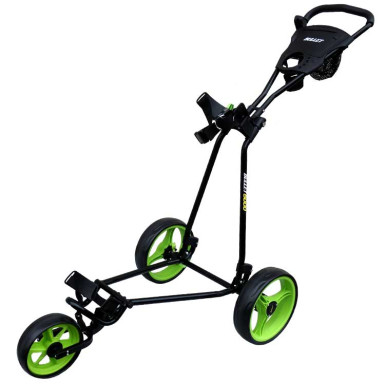 BULLET - Chariot de Golf Manuel 3 Roues Bullet 5000 Noir/Vert