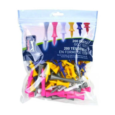 PGA - Sachet de 200 Tees à Etages 5 Hauteurs