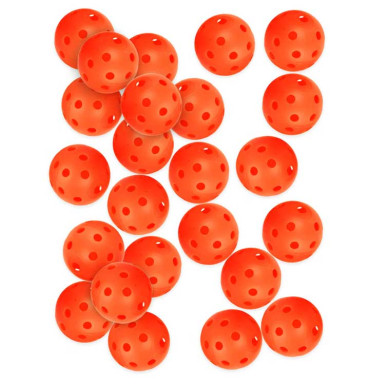 PGA - Lot de 24 Balles Perforées Entraînement Oranges
