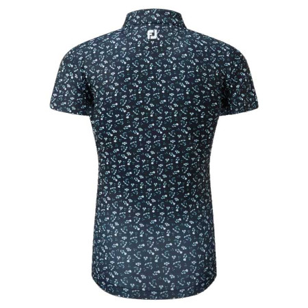 FOOTJOY - Polo Femme Fantaisies Fleurs Marine 80240