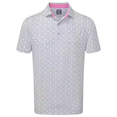 FOOTJOY - Polo Homme Imprimé Guêpes Blanc 31935