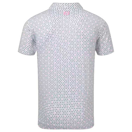 FOOTJOY - Polo Homme Imprimé Guêpes Blanc 31935