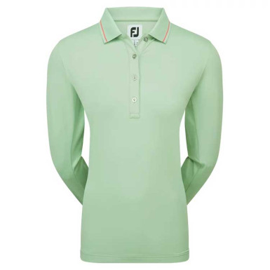 FOOTJOY - Polo Femme Thermal Vert Eau 89956