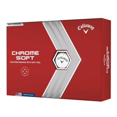 CALLAWAY - Balles de Golf Chrome Soft Blanc