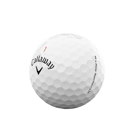 CALLAWAY - Balles de Golf Chrome Soft Blanc