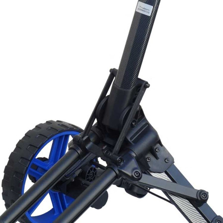 TROLEM - Chariot de Golf Électrique E-Twily Remote 10A Télécommandé Carbone/Bleu