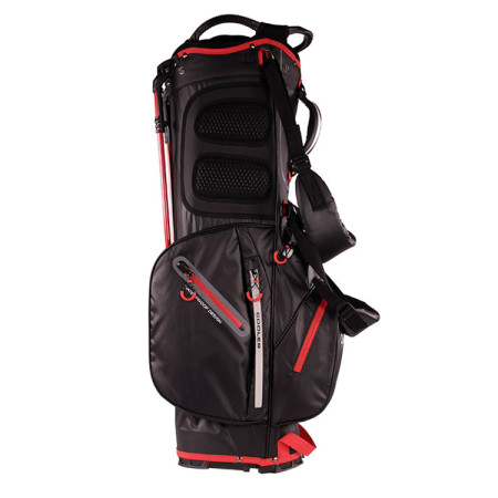 GREEN'S - Sac Trépied Stand Color Lite Semi Waterproof Noir/Rouge