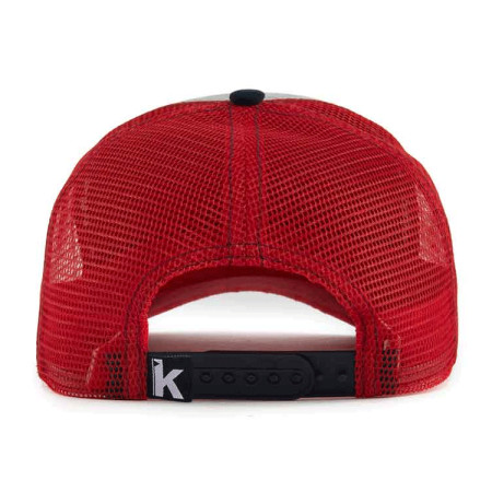 MY BUNKER SHOT - Casquette Lifestyle Gris/Bleu/Rouge