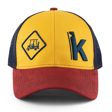 MY BUNKER SHOT - Casquette Lifestyle Jaune/Bordeaux/Marine