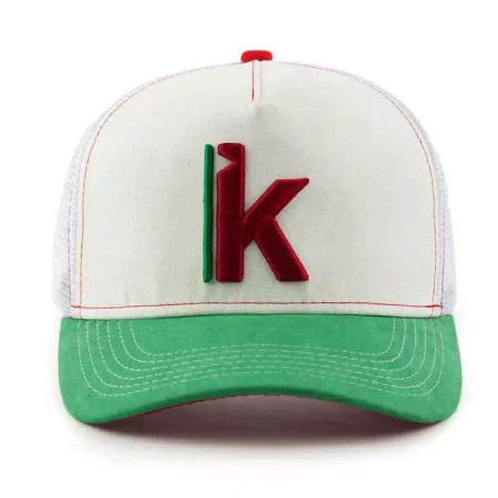 MY BUNKER SHOT - Casquette Manny Blanc/Vert