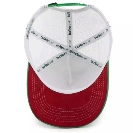 MY BUNKER SHOT - Casquette Manny Blanc/Vert