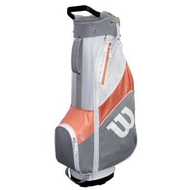 WILSON - Sac chariot 1200 TPX Femme Gris/Orange/Blanc