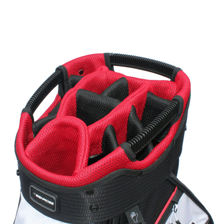 BENROSS - Sac Chariot Pro 2.0 Noir/Blanc/Rouge