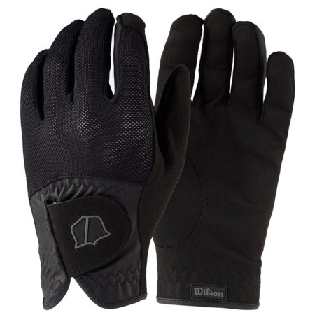 WILSON - Paire de Gants Pluie Homme Noir