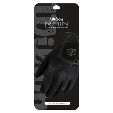 WILSON - Paire de Gants Pluie Homme Noir