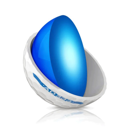 SRIXON - Balles de Golf AD 333 Jaune Logotées