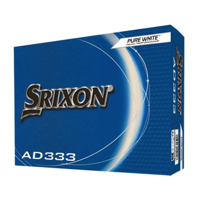 SRIXON - Balles de Golf AD 333 Jaune Logotées