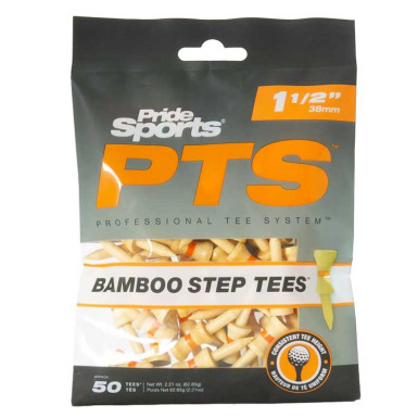 PRIDE PTS - Sachet de 50 Tees à Étage Orange 38mm