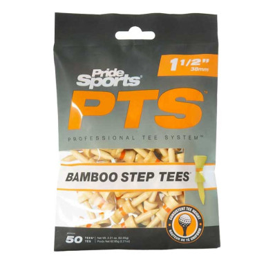 PRIDE PTS - Sachet de 50 Tees à Étage Orange 38mm