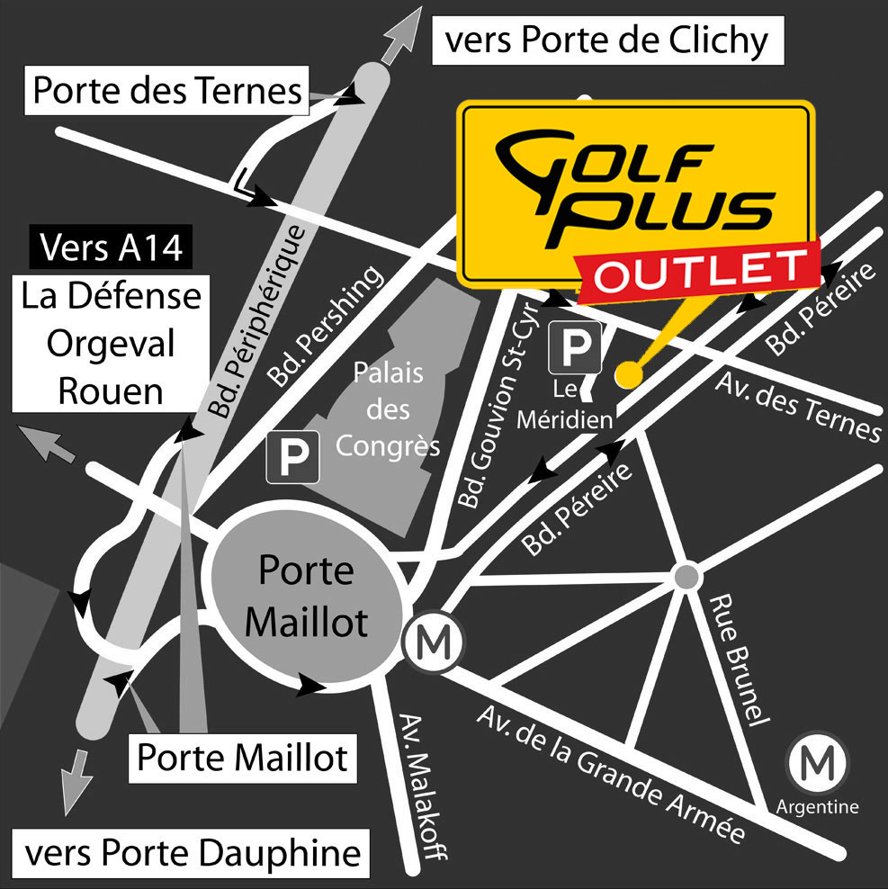 Plan Golf PLus Outlet Paris