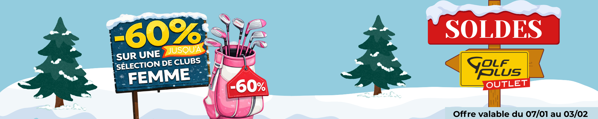 Solde club femme